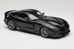 SRT Viper GTS Černý Maisto 1:18 31128 Kov – obrázek 6 z 8