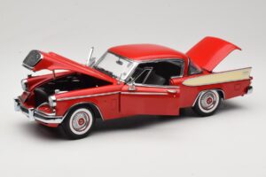 Studebaker Golden Hawk Apache Red Motor City 1:18 80009 Kov – obrázek 2 z 8