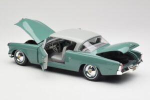 Studebaker Starliner Seafoam Zelený & Shasta Bílý Maisto 1:18 31651 Kov – obrázek 6 z 8