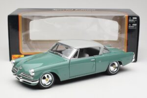 Studebaker Starliner Seafoam Zelený & Shasta Bílý Maisto 1:18 31651 Kov – obrázek 8 z 8
