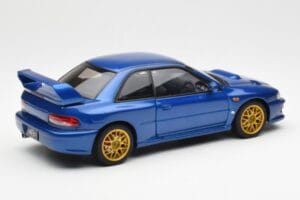 Subaru Impreza 22B Upgraded Version Modrý Se Zlatými Ráfky AUTOart 1:18 78602 Kov – obrázek 3 z 8