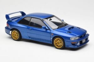 Subaru Impreza 22B Upgraded Version Modrý Se Zlatými Ráfky AUTOart 1:18 78602 Kov – obrázek 6 z 8