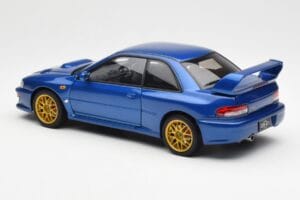 Subaru Impreza 22B Upgraded Version Modrý Se Zlatými Ráfky AUTOart 1:18 78602 Kov – obrázek 7 z 8