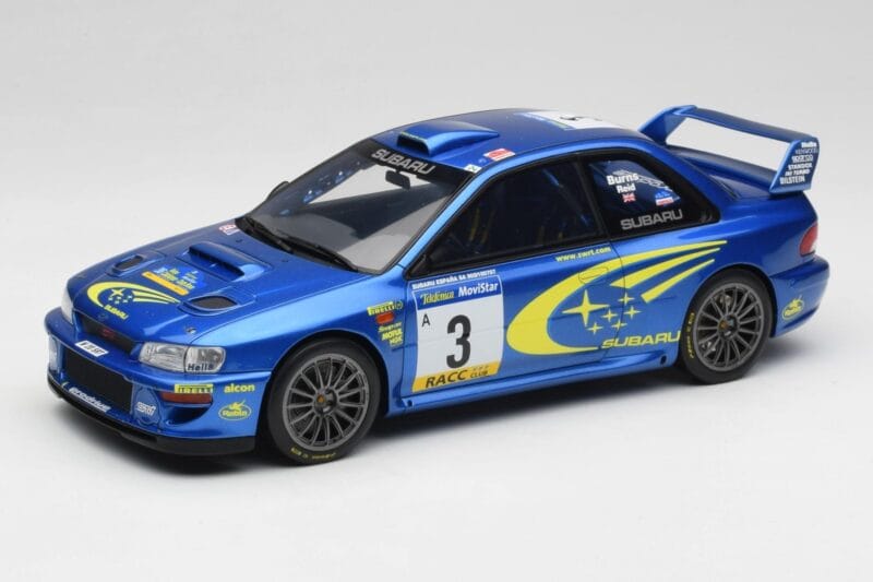 Subaru Impreza S6 WRC #3 R. Burns / R. Reid Rally Catalunya 2000 Otto 1:18 OT472 Pryskyřice