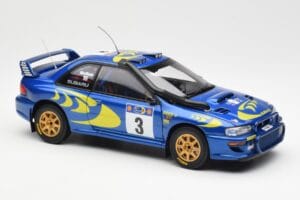 Subaru Impreza WRC #3 C. McRae / N. Grist Safari Rally Winner 1997 AUTOart 1:18 89792 Kov – obrázek 6 z 8