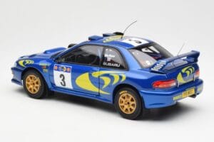 Subaru Impreza WRC #3 C. McRae / N. Grist Safari Rally Winner 1997 AUTOart 1:18 89792 Kov – obrázek 7 z 8