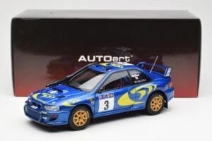 Subaru Impreza WRC #3 C. McRae / N. Grist Safari Rally Winner 1997 AUTOart 1:18 89792 Kov – obrázek 8 z 8