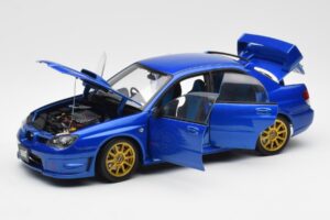 Subaru Impreza WRX STI GD Modrý AUTOart 1:18 78681 Kov – obrázek 2 z 8