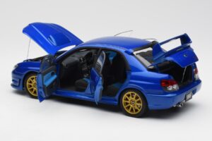 Subaru Impreza WRX STI GD Modrý AUTOart 1:18 78681 Kov – obrázek 5 z 8