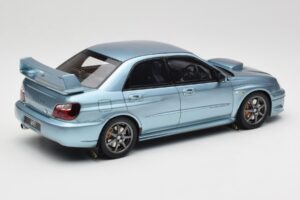 Subaru Impreza WRX STi WR1 GD P. Solberg Edition Ice Blue Metallic Otto 1:18 OT1114 Pryskyřice – obrázek 2 z 6