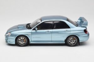 Subaru Impreza WRX STi WR1 GD P. Solberg Edition Ice Blue Metallic Otto 1:18 OT1114 Pryskyřice – obrázek 3 z 6