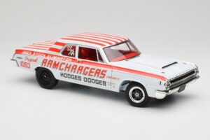 Dodge 330 Super Stock Ramchargers NHRA 1964 Highway 61 1:18 50044 Kov – obrázek 6 z 8