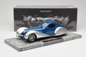 Talbot-Lago T150 C-SS Coupe Modrý Stříbrný Minichamps 1:18 107117122 Pryskyřice – obrázek 6 z 6