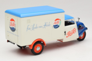 Tempo Dreirad Kastenwagen Pepsi Minichamps 1:18 150099024 Kov – obrázek 3 z 8