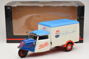 Tempo Dreirad Kastenwagen Pepsi Minichamps 1:18 150099024 Kov – obrázek 8 z 8