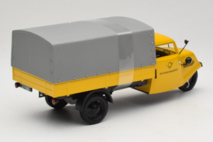 Tempo Hanseat Kastenwagen Deutsche Post Minichamps 1:18 TEMPO001 Kov – obrázek 2 z 6