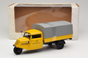 Tempo Hanseat Kastenwagen Deutsche Post Minichamps 1:18 TEMPO001 Kov – obrázek 6 z 6