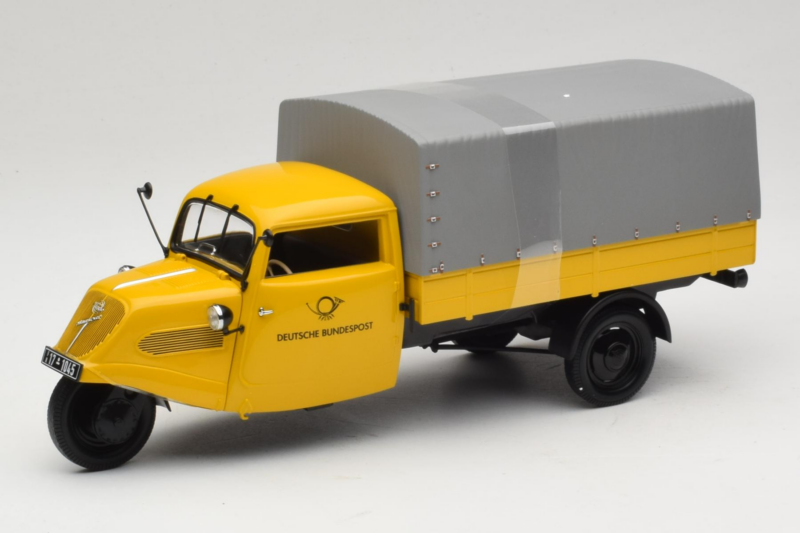 Tempo Hanseat Kastenwagen Deutsche Post Minichamps 1:18 TEMPO001 Kov