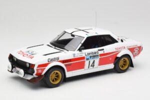 Toyota Celica 2000 GT RA21 #14 P-I. Walfridson RAC Rally 1977 IXO 1:18 18RMC189B Kov