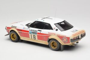 Toyota Celica 2000 GT RA21 #18 J-L. Therier RAC Rally 1977 IXO 1:18 18RMC189C Kov – obrázek 5 z 6