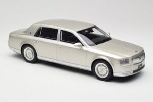 Toyota Century Silver Metallic Kyosho 1:18 KSR18036S Kov – obrázek 4 z 6