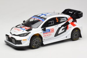 Toyota GR Yaris Rally1 #5 Toyota Gazoo Racing WRT S. Pajari / E. Malkonen Rally Finland 2024 IXO 1:18 18RMC217 Kov