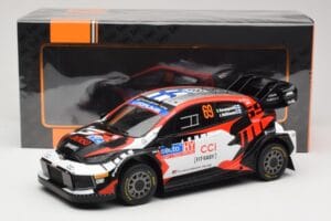 Toyota GR Yaris Rally1 #69 Toyota Gazoo Racing WRT K. Rovanpera / J. Halttunen Rally Finland 2024 IXO 1:18 18RMC218 Kov – obrázek 6 z 6