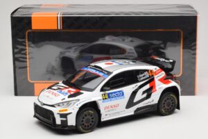 Toyota GR Yaris Rally2 #44 H. Kogure Rally Finland 2024 IXO 1:18 18RMC212B Kov – obrázek 6 z 6
