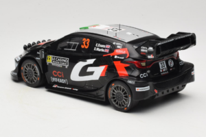 Toyota GR Yaris WRC #33 E. Evans / S. Martin Rally Monte Carlo 2025 IXO 1:18 18RMC229B Kov – obrázek 5 z 6
