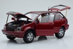 Toyota Harrier Červená Metalíza AUTOart 1:18 70035 Kov – obrázek 2 z 8