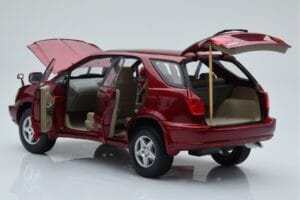Toyota Harrier Červená Metalíza AUTOart 1:18 70035 Kov – obrázek 5 z 8