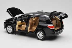 Toyota Highlander XU40 Černý Paudi Model 1:18 2043612-B1 Kov – obrázek 5 z 8