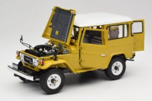 Toyota Land Cruiser FJ40 Hořčicový Žlutý Kyosho 1:18 08971Y Kov – obrázek 2 z 8