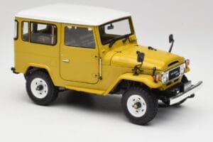 Toyota Land Cruiser FJ40 Hořčicový Žlutý Kyosho 1:18 08971Y Kov – obrázek 6 z 8