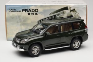 Toyota Land Cruiser Prado J150 Zelený Paudi Model 1:18 623132-GR Kov – obrázek 8 z 8