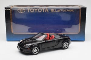 Toyota MR2 Spyder W30 Černý LHD AUTOart 1:18 78714 Kov – obrázek 8 z 8