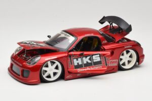 Toyota MR2 Spyder ZZW30 Tuned Červený Jada 1:18 63194 Kov – obrázek 2 z 8