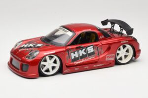 Toyota MR2 Spyder ZZW30 Tuned Červený Jada 1:18 63194 Kov