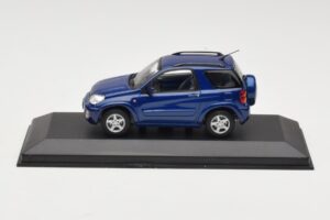 Toyota RAV4 Tmavě Modrý Šedý Interiér Minichamps 1:43 433166004 Kov