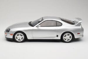 Toyota Supra A80 Stříbrný Kyosho 1:12 KSR12006S Pryskyřice – obrázek 3 z 6