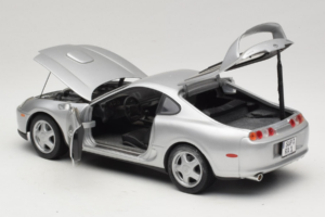 Toyota Supra A80 Stříbrný Kyosho 1:18 8847 Kov – obrázek 5 z 8
