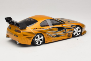 Toyota Supra A80 Zlatý Tunerz Edition Hot Wheels 1:18 B6091 Kov – obrázek 3 z 7