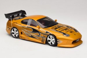 Toyota Supra A80 Zlatý Tunerz Edition Hot Wheels 1:18 B6091 Kov – obrázek 5 z 7