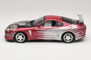 Toyota Supra A80 Fast & Furious Fialový Stříbrný ERTL 1:18 33708 Kov – obrázek 3 z 6