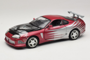 Toyota Supra A80 Fast & Furious Fialový Stříbrný ERTL 1:18 33708 Kov