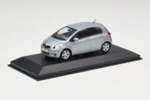 Toyota Yaris Mk2 Glacier Modrý Minichamps 1:43 TOYOTA001 Kov – obrázek 2 z 4