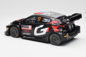 Toyota GR Yaris Rally1 #17 S. Ogier / V. Landais Rally Monte Carlo 2024 IXO 1:18 18RMC196 Kov – obrázek 5 z 6