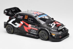 Toyota Yaris Rally1 WRC #33 E. Evans / S. Martin Rally Monte Carlo Night Version 2024 IXO 1:18 18RMC197 Kov – obrázek 4 z 6