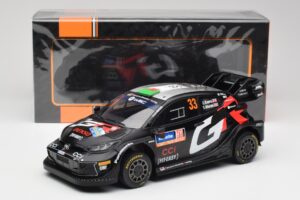 Toyota Yaris Rally1 WRC #33 E. Evans / S. Martin Rally Sweden 2024 IXO 1:18 18RMC200 Kov – obrázek 6 z 6