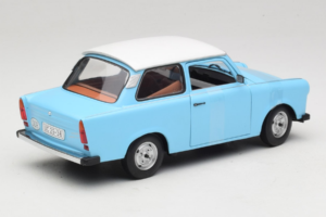 Trabant 601 Deluxe Modrý Bílý Sun Star 1:18 4286 Kov – obrázek 2 z 6
